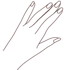 hand with finger