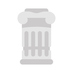 Museum Column icon in vector. Illustration