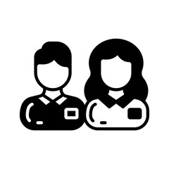 Museum Staff icon in vector. Illustration