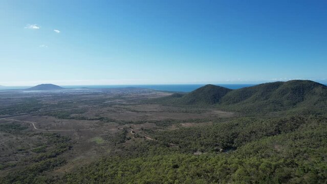 Aerial footage of Bowen North Queensland Australia