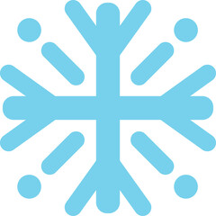 Obraz premium Snow flake illustration, PNG with transparent background