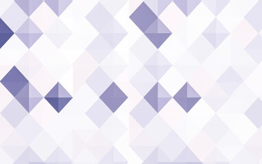 A white background with gray squares and triangles, geometric pattern, light violet, light navy. White geometric texture. 