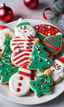 Photo Of Christmas Frosted Christmas Cookies