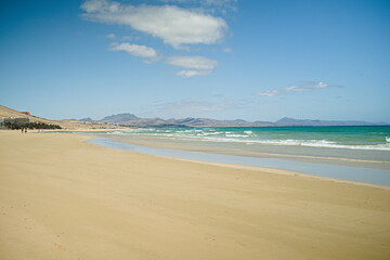 A beach in Fuertaventura, Spain, Europe