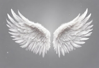 angel wings, angel wings isolated on white, angel wings isolated on black