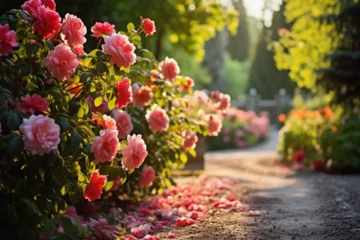 Tuinposter flowers in the park © Natural beauty 