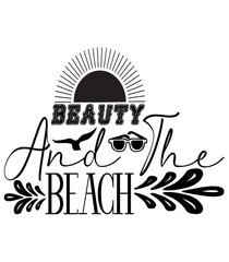 BEAUTY and the BEACH,SVG DESIGNS