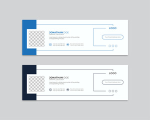 Creative Email Signature Layout