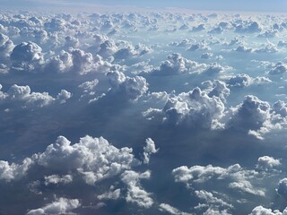 clouds over the mountains