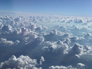 clouds over the mountains