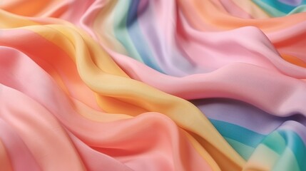 Silk fabric background.