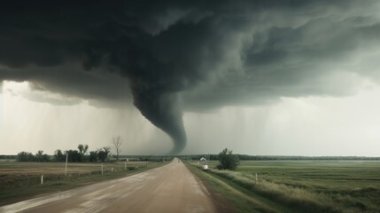 Natural disaster. Tornado.