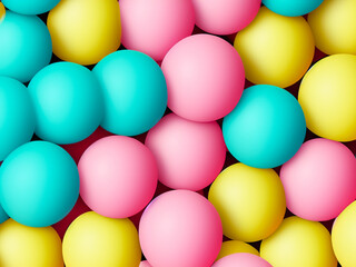 Fototapeta na wymiar beautiful colorful balls pattern background