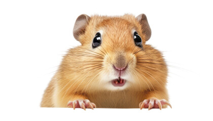 hamster isolated on transparent background cutout