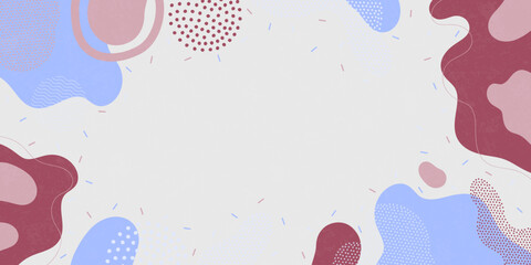 Background pattern, abstract colored shapes. Modern minimalism trendy pattern background. Vector background.