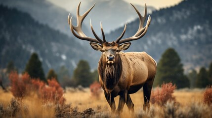 Huge Bull Elk