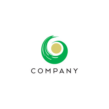 People care person round sun green help organic Logo Design, Brand Identity, flat icon, monograph, business, editable, eps, royalty free image, corporate brand, creative