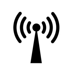 signal transmission icon with simple design