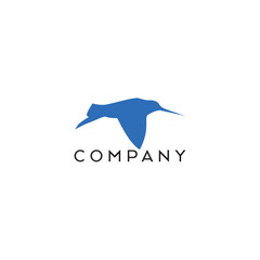 Bird fly sea wings Logo Design, Brand Identity, flat icon, monograph, business, editable, eps, royalty free image, corporate brand, creative