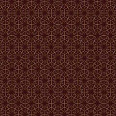Abstract seamless islamic geometric pattern. Islamic seamless star pattern. Seamless pattern in authentic arabian style. Vector illustration.