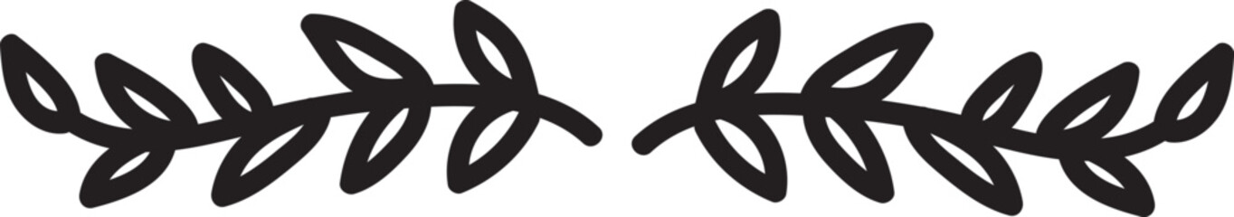 Hand drawn ornament divider collection, hand drawn clipart, borders clipart design element, doodle dividers, hand drawn line borders, leaf design, vintage ornaments, decorament element