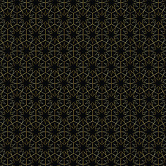 Abstract seamless islamic geometric pattern. Islamic seamless star pattern. Seamless pattern in authentic arabian style. Vector illustration.