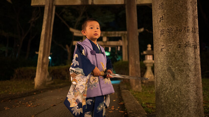 七五三 三歳男児