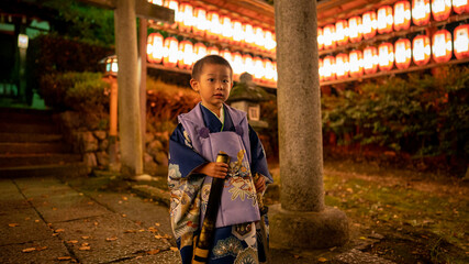 七五三 三歳男児