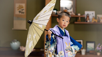 七五三 三歳男児