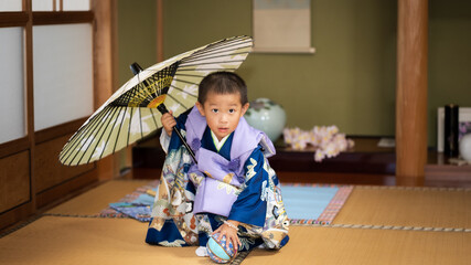 七五三 三歳男児