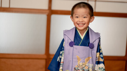 七五三 三歳男児