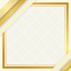 Blank background of luxurious gold ornaments