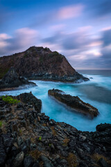 Fototapeta premium Landscape of Lombok Island From Beaches To Mountains