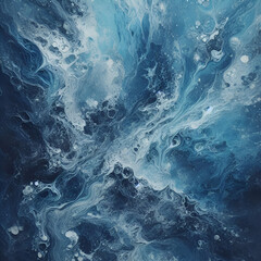 Abstract blue ocean texture background 