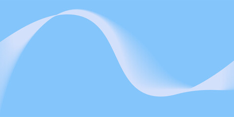 Technology abstract lines on blue background. Undulate bllue  Wave Swirl, frequency sound wave, twisted curve lines with blend effect