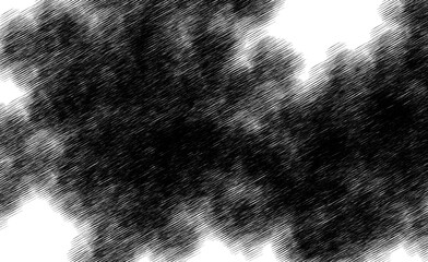 霧　黒い　もや　背景　モノクロ　線画