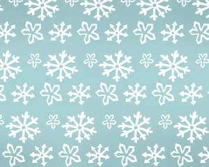 seamless pattern with doodle hand drawn flakes