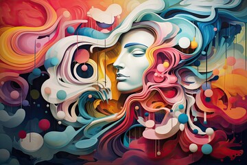 Magical abstraction with surreal elements