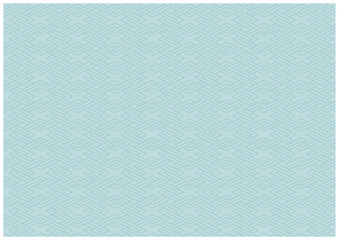Fototapeta premium 交差する菱形の紋様（水色）