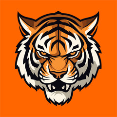 tiger head vector