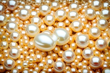 pearl beads background
