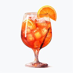 Ai aperitivo all'arancia con ghiaccio 01