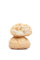 Delicious cookies with coconut. Koko