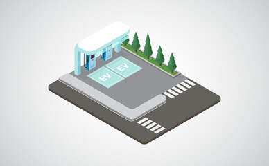 ev station, electric vehicle charging station