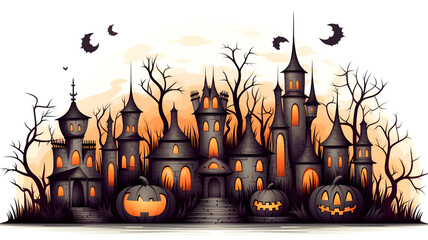 Send vibrant Halloween wishes with happy Halloween typography, creating a festive atmosphere for colorful celebrations.