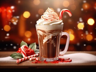 Sweet Peppermint Iced Coffee, peppermint day lovers - obrazy, fototapety, plakaty