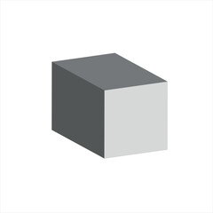 3d render of a cube