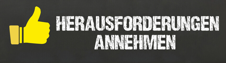 Herausforderungen annehmen	