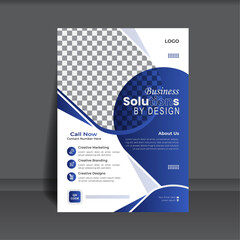 Creative Business poster design Brochure template flyer design vector background,  flyer in A4