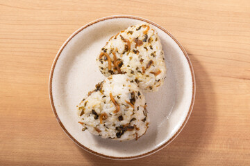 ちりめん高菜　おにぎり